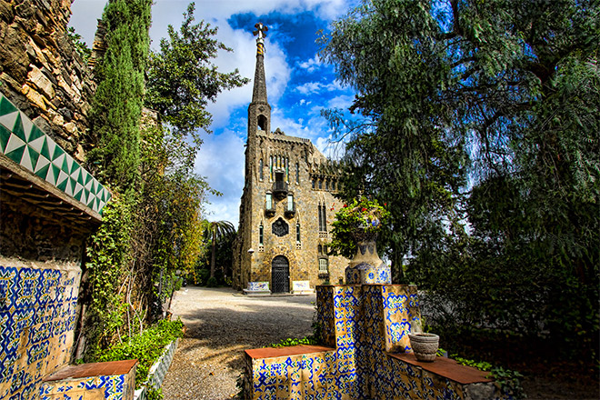 Torre bellesguard gaudi baucelone