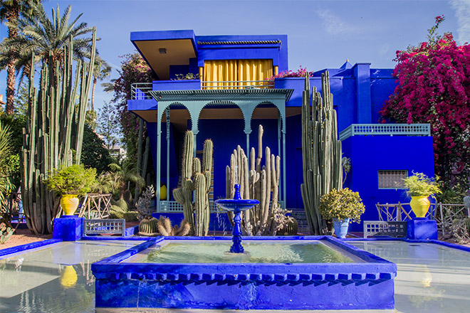 Villa dans le jardin majorelle