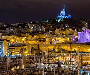 Being entranced by a magical spectacle in Marseilles                                    
